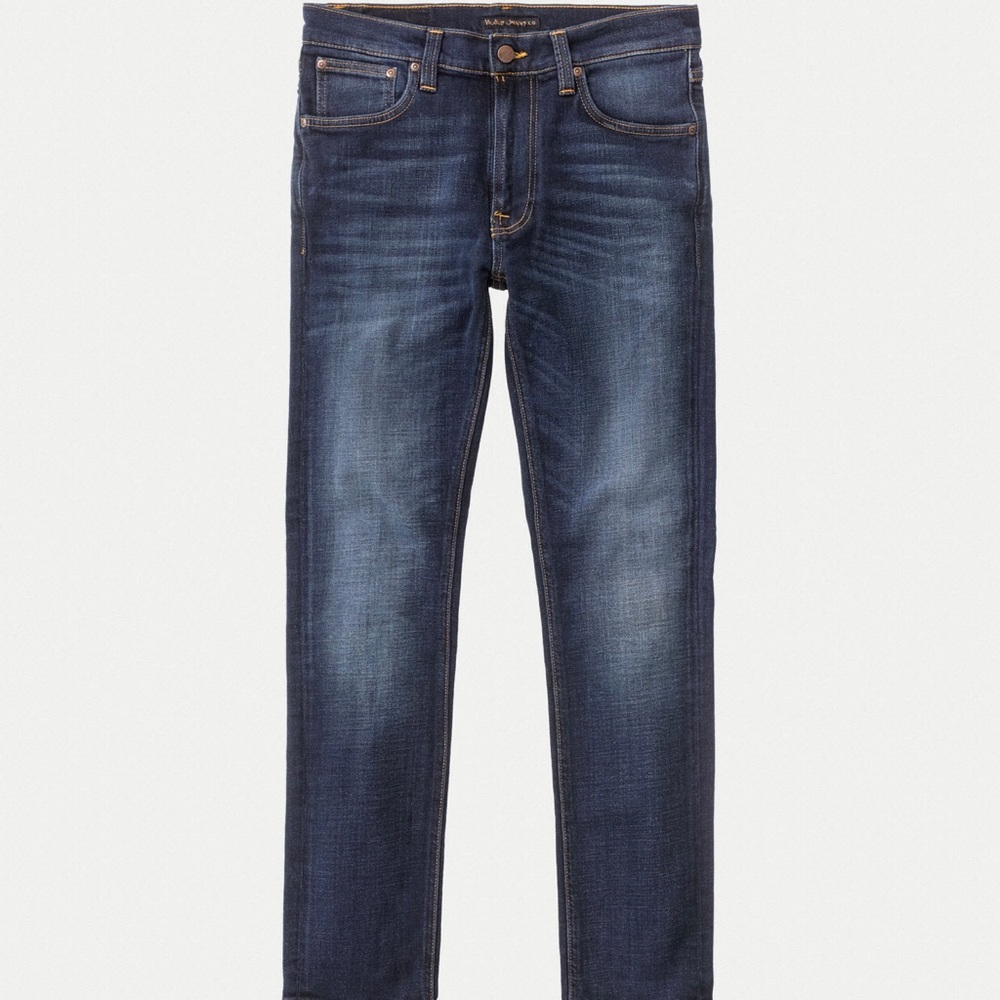Nudie Organic Jeans Dark Deep Worn 30x30 Italy